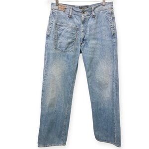 Polo Ralph Lauren 33x34 Deerfield Straight Jeans (Actual 32x31) Patch Pocket
